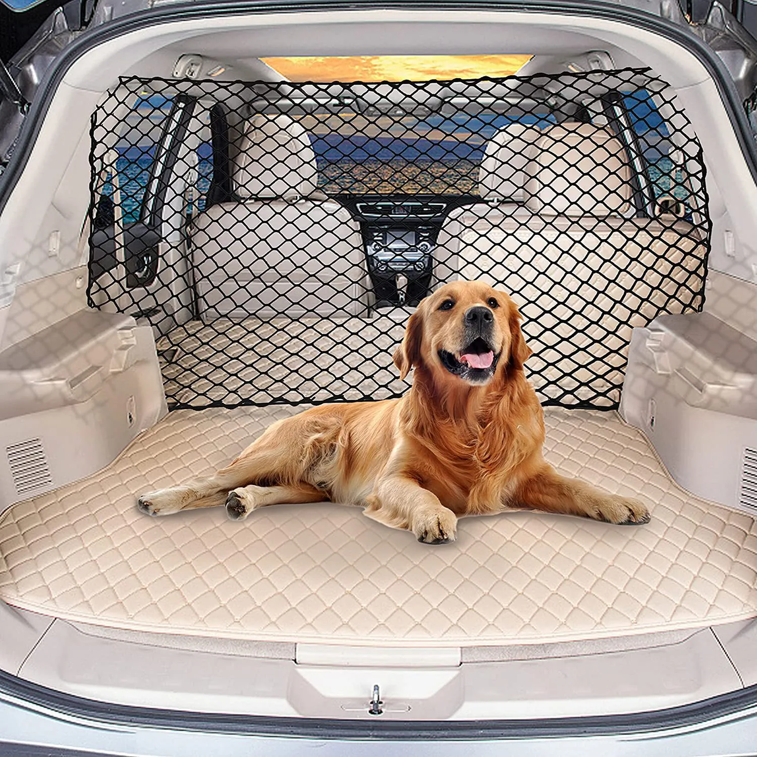 Car Trunk Pet Barrier Net (120 x 70 cm)
