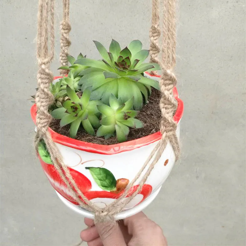 Jute Macrame Plant Hanger (1 piece)